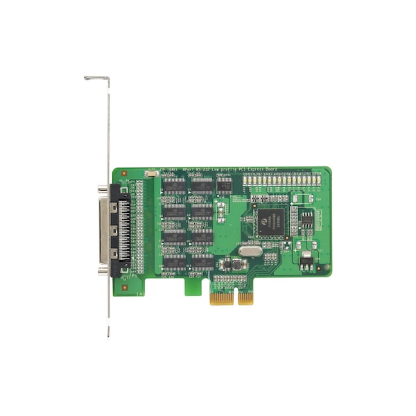 Moxa 8Port Pcie Board, W/O Cable, Rs-232, Low Profile CP-168EL-A w/o Cable - main